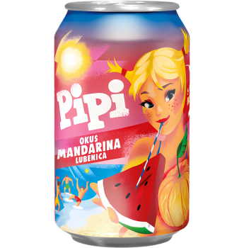 Pipi - Mandarine-Wassermelone Limonade 330ml